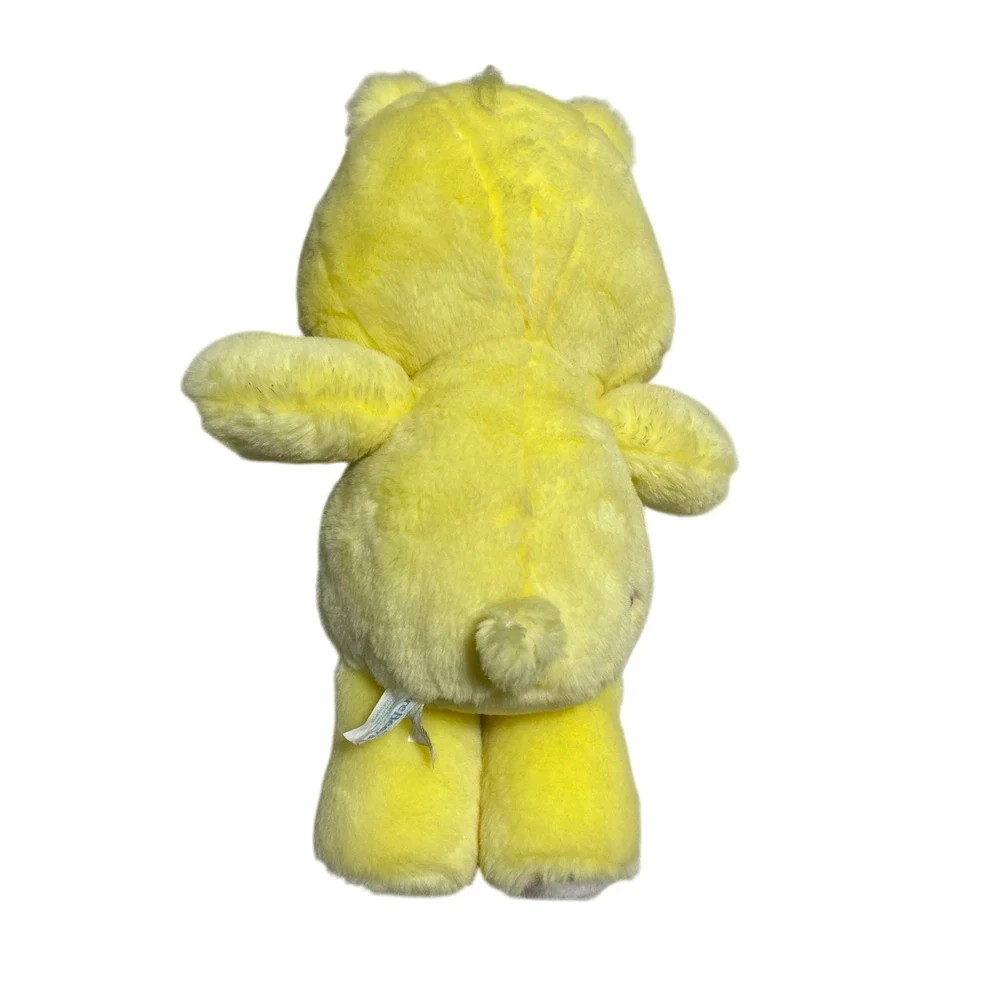 Care Bear Funshine Bear Yellow 2002 Smiling Sun Belly Badge 13